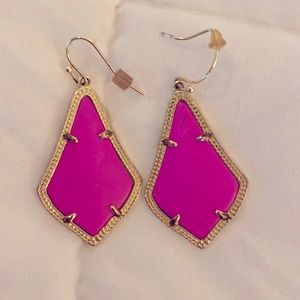 Kendra scott pink alex earrings